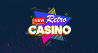Retro casino logo